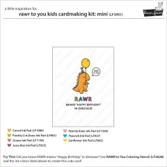 Lawn Fawn - Rawr To You - Kids Cardmaking Kit Mini