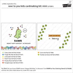 Lawn Fawn - Rawr To You - Kids Cardmaking Kit Mini