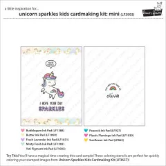 Lawn Fawn - Unicorn Sparkles - Kids Cardmaking Kit Mini
