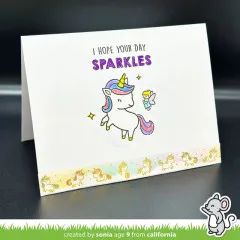 Lawn Fawn - Unicorn Sparkles - Kids Cardmaking Kit Mini