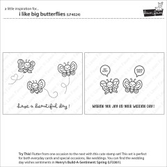 Clear Stamps - I Like Big Butterflies