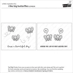 Clear Stamps - I Like Big Butterflies