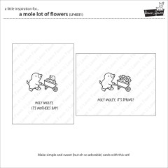 Clear Stamps - A Mole Lot Of Flowers