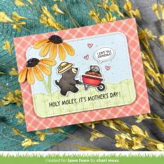 Clear Stamps - A Mole Lot Of Flowers