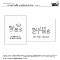 Clear Stamps - Henry's Build-A-Sentiment Tools