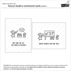 Clear Stamps - Henry's Build-A-Sentiment Tools