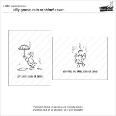 Clear Stamps - Silly Goose, Rain Or Shine!