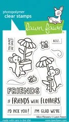 Clear Stamps - Mice Flowers