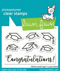 Clear Stamps - All The Grad Caps