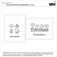 Clear Stamps - Tiny Sentiments Graduation