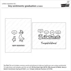 Clear Stamps - Tiny Sentiments Graduation