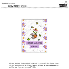 Lawn Cuts Dies - Daisy Border Stand-Alone