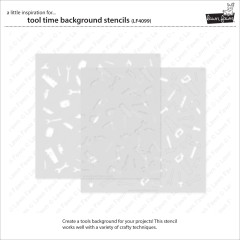 Lawn Clippings Stencils - Tool Time Background