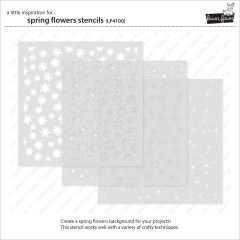 Lawn Clippings Stencils - Spring Flowers