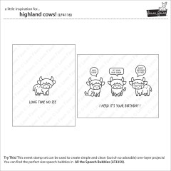 Clear Stamps - Highland Cows!