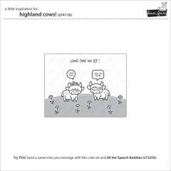 Clear Stamps - Highland Cows!