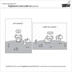 Clear Stamps - Highland Cows! Add-On