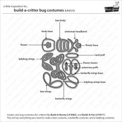 Lawn Cuts Dies - Build-A-Critter Bug Costumes Stand-Alone