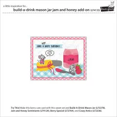 Lawn Cuts Dies - Build-A-Drink Mason Jar Jam And Honey Add-On