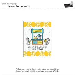 Lawn Cuts Dies - Lemon Border Stand-Alone