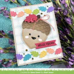 Lawn Cuts Dies - Outside In Stitched Acorn