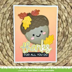 Lawn Cuts Dies - Outside In Stitched Acorn