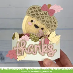Lawn Cuts Dies - Stitched Acorn Frame