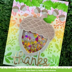 Lawn Cuts Dies - Stitched Acorn Frame