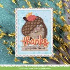 Lawn Cuts Dies - Stitched Acorn Frame