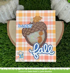 Lawn Cuts Dies - Stitched Acorn Frame