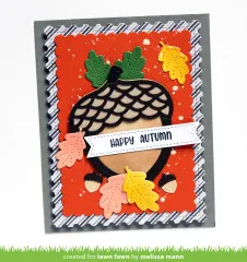Lawn Cuts Dies - Stitched Acorn Frame