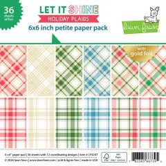 Let It Shine Holiday Plaids - 6x6 Paper Pad