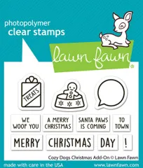 Clear Stamps - Cozy Dogs Christmas Add-On