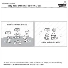 Clear Stamps - Cozy Dogs Christmas Add-On