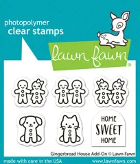 Clear Stamps - Gingerbread House Add-On