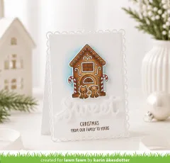 Clear Stamps - Gingerbread House Add-On