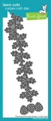 Lawn Cuts Dies - Pinecone And Leaves Border