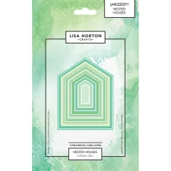 Lisa Horton Crafts - Fundamentals Die Set - Nested Houses