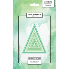 Lisa Horton Crafts - Fundamentals Die Set - Nested Tall Triangle