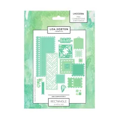 Lisa Horton Crafts - Mini Compositions Die - Set 2 - Rectangle