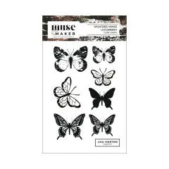 Lisa Horton Crafts - Clear Stamp Set - Muse & Maker - Splintered Wings