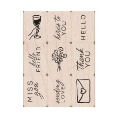 Hero Arts - Mini Tub Woodblock Stamps - Everyday