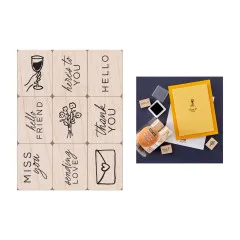 Hero Arts - Mini Tub Woodblock Stamps - Everyday