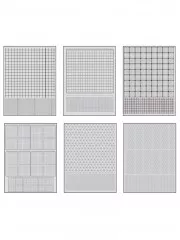 Dina Wakley Media Collage Tissue Paper - Grid