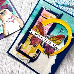 Dina Wakley Media - Rub-Ons - Flutters