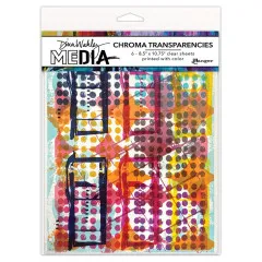 Dina Wakley Media - Chroma Transparencies - Grunge Specimens