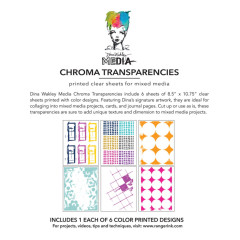Dina Wakley Media - Chroma Transparencies - Grunge Specimens