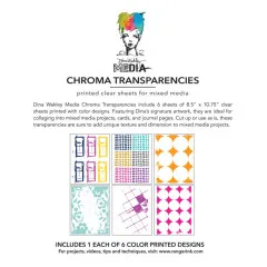 Dina Wakley Media - Chroma Transparencies - Grunge Specimens