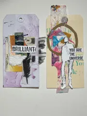 Dina Wakley Media Cling Stamps - you are the Universe