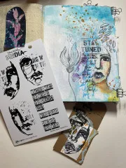 Dina Wakley Media Cling Stamps - Greatest Asset